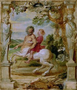 Achilles wird vom Zentauren Chiron erzogen, 1630-1635