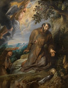 Heiliger Franziskus empfängt die Stigmata, ca. 1630-1634
