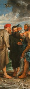 Der wunderbare Fischfang Triptychon, linkes Panel, 1618-1619 von Pieter Paul Rubens