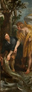 Der wunderbare Fischfang Triptychon, rechte Tafel, 1618-1619 von Pieter Paul Rubens