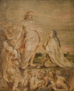Die Vision der Heiligen Teresa von Avila von Pieter Paul Rubens
