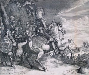 Reiterporträt von Alexander Danilowitsch Menschikow