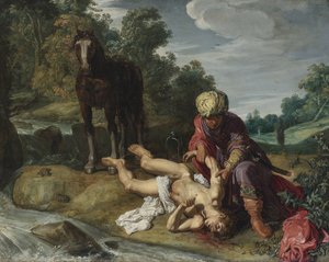 Der barmherzige Samariter, ca. 1612