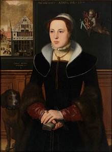 Porträt von Jacquemyne Buuck, 1551 von Pieter Pourbus