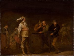 Die Übergabe der Kriegsbeute, um 1635 von Pieter Quast