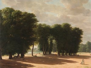 Der Eingang zum Park von Saint-Cloud, Paris