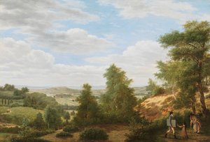 Ansicht des Tals von Montmorency bei Saint-Leu-la-Forêt von Pieter Rudolph Kleijn