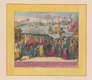 Ankunft von Prinzessin Elisabeth Christine von Wolfenbüttel in Mutaro, 1708
