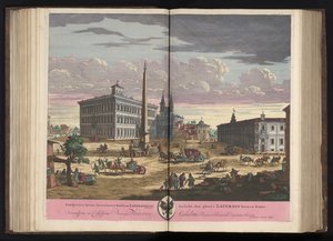 Ansicht des Laterans mit der Basilika St. Johannes im Lateran in Rom