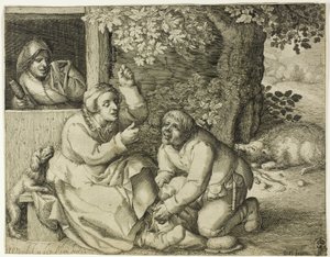 Allegorie des ehelichen Streits