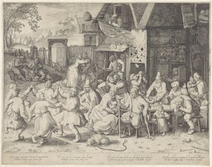Zechernde Bettler von Pieter Serwouters
