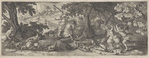 Fuchsjagd von Pieter Serwouters