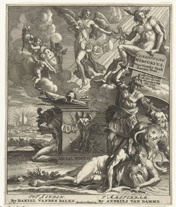 Titelseite für: Europische Mercurius Veertiende Stuk Eerste Deel, 1703 von Pieter Sluyter