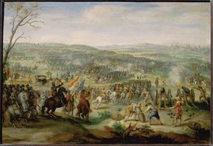 Die Schlacht am Weißen Berg bei Prag von Pieter Snyers