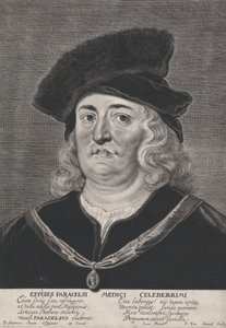 Porträt von Theophrastus Paracelsus von Pieter Soutman