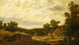 Hügelige Landschaft von Pieter Stalpaert