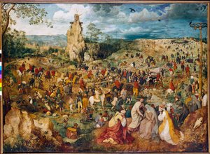 Christus trägt das Kreuz von Pieter Bruegel the Elder