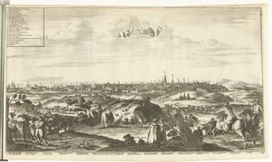 Ansicht von Moskau, 1726