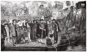 Zuckerhandel, Antwerpen, ca. 1510-20 von Pieter Verhaert