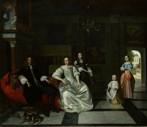 Die Familie Jacott-Hoppesack von Pieter de Hooch