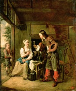 Krieger und Diener, 1653