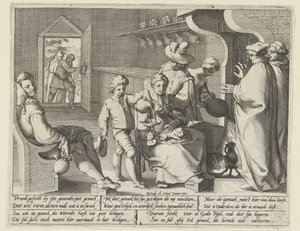 Allegorie auf die Bequemlichkeit von Pieter de Jode (I)