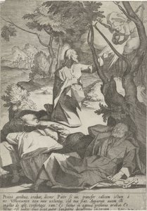 Christus im Garten Gethsemane von Pieter de Jode (I)