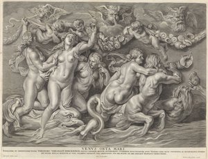 Venus auf dem Meer von Pieter de Jode (II)