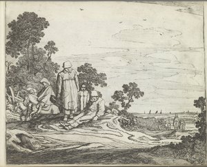 Landschaft mit Reitern