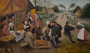 Flämische Kirmes, zweite Hälfte des 16. Jahrhunderts