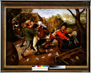 Spieler streiten von Pieter the Younger Brueghel