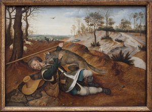 Der gute Hirte. Gemälde von Pieter Brueghel II (1564-1638)