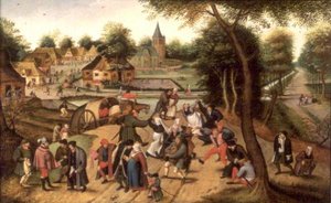Rückkehr von der Kirmes von Pieter the Younger Brueghel