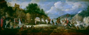 Der Triumph Davids über Goliath von Pieter the Younger & Stalbemt Adriaen van (1580 1662) Brueghel
