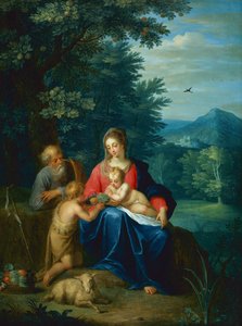 Die Heilige Familie mit dem kleinen Johannes dem Täufer
