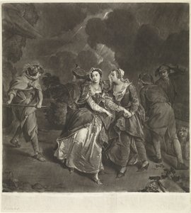Schauspielerin Susannah Maria Cibber in der Rolle der Cordelia von Pieter van Bleeck