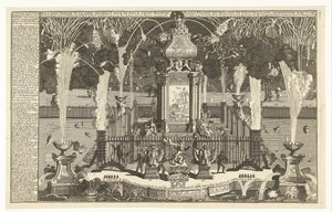 Feuerwerk zu Ehren des Friedens von Utrecht, 1713