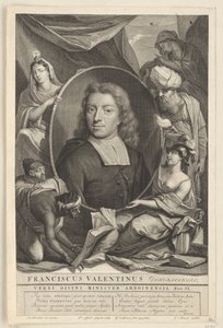 Porträt von François Valentijn von Pieter van Gunst
