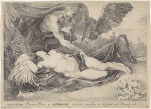 Jupiter und Antiope von Pieter van Sompel