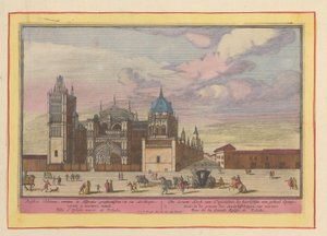 Ansicht der Kathedrale von Toledo von Pieter van den Berge