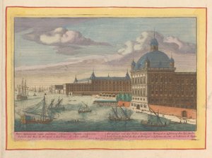 Ansicht des Königspalastes in Lissabon von Pieter van den Berge