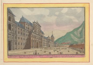 Ansicht des Vorplatzes und der Fassade des Escorial