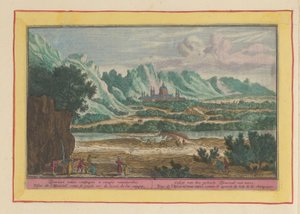 Landschaft mit Escorial von Pieter van den Berge