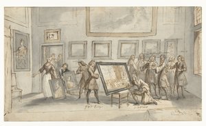 Prinz Eugen von Savoyen beim Kunsthändler J.P. Zomer