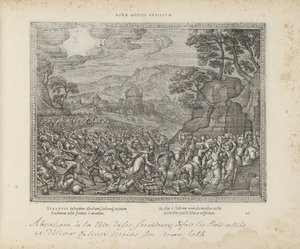 Abraham befreit Lot von Pieter van der Borcht (I)