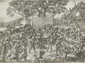 Bauernhochzeit von Pieter van der Borcht (I)