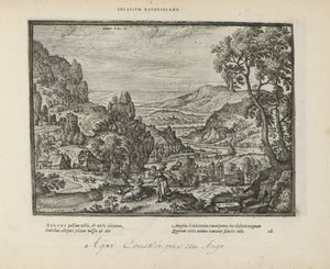 Landschaft mit Hagar und dem Engel