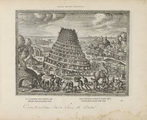 Turm von Babel von Pieter van der Borcht (I)