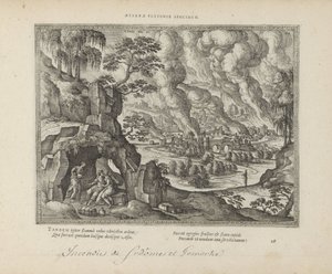 Zerstörung von Sodom und Gomorra / Lot und seine Töchter