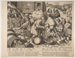 Jedermann, ca. 1558 von Pieter van der Heyden